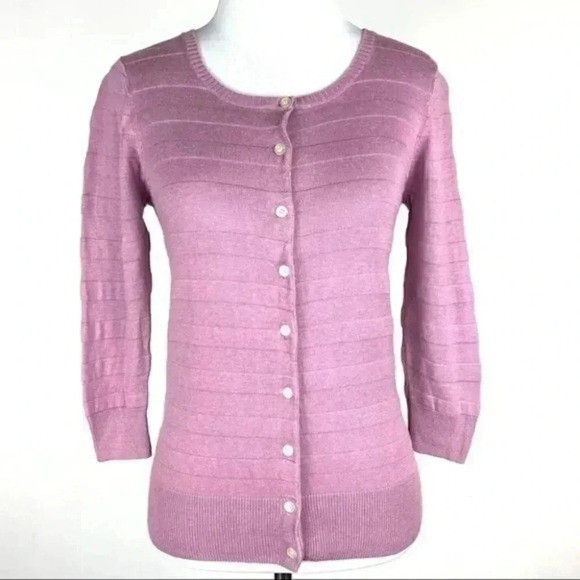 The Limited sweater size XS pink mauve cardigan - Picture 1 of 8